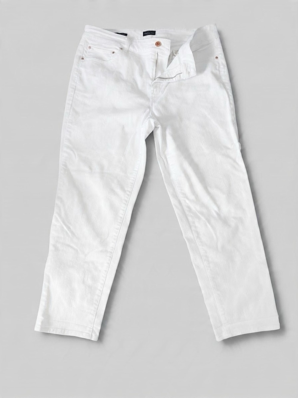 Talbots White Straight-Leg Women's Jeans
